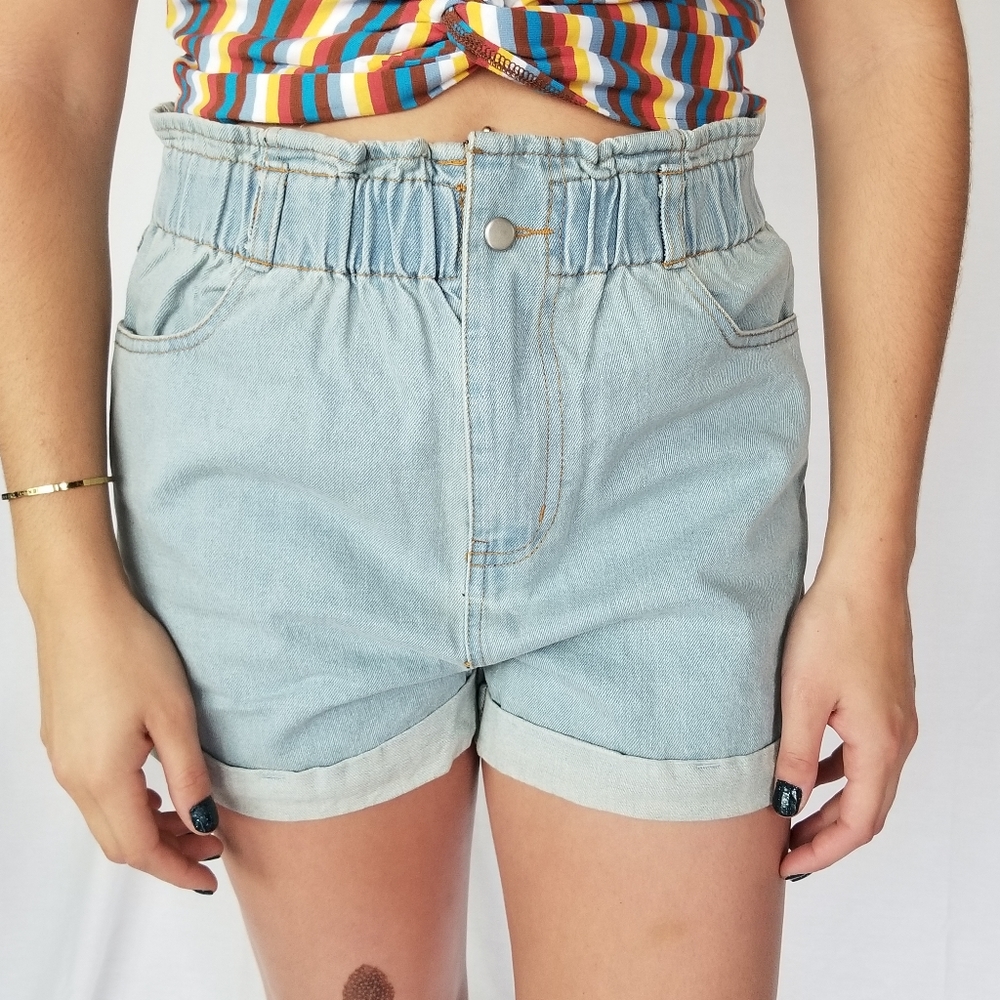 Wild Honey Scrunch Shorts High Waisted
